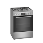 Serie|6 Плита комбинированная нерж сталь 3 газ/1 электроконфорка - миниатюра 1