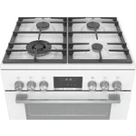 Serie|6 Плита комбинированная белая 4 газовые конфорки - миниатюра 2