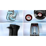 Погружной блендер 1200 ватт (+кубикорезка, насадки для шинковки овощей, измельчитель 0,5л, измельчитель 1,25л, тестомес, венчик, стакан) - миниатюра 3