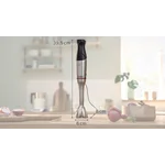 Погружной блендер 1200 ватт (+кубикорезка, насадки для шинковки овощей, измельчитель 0,5л, измельчитель 1,25л, тестомес, венчик, стакан) - миниатюра 4