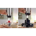 Погружной блендер 1200 ватт (+кубикорезка, насадки для шинковки овощей, измельчитель 0,5л, измельчитель 1,25л, тестомес, венчик, стакан) - миниатюра 6