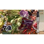 Погружной блендер 1200 ватт (+кубикорезка, насадки для шинковки овощей, измельчитель 0,5л, измельчитель 1,25л, тестомес, венчик, стакан) - миниатюра 10