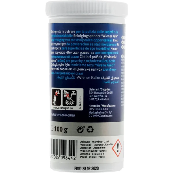 Венская известь для нержавеющей стали