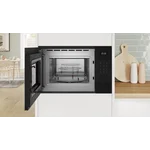 Serie|6 Встраиваемая микроволновая печь с грилем 25 л черная - миниатюра 5