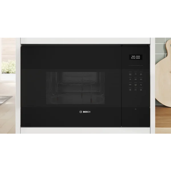 Serie|6 Встраиваемая микроволновая печь с грилем 25 л черная