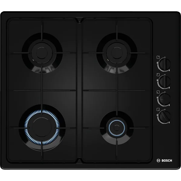 Serie|2 Газовая варочная панель 60 см черная эмаль