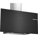 Serie|4 Вытяжка настенного монтажа 90 см черное стекло - миниатюра 1