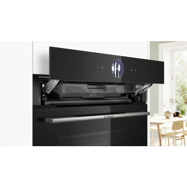 Serie|8 Компактный встроенный духовой шкаф с пароваркой 60 х 45 см черный - изображение 3