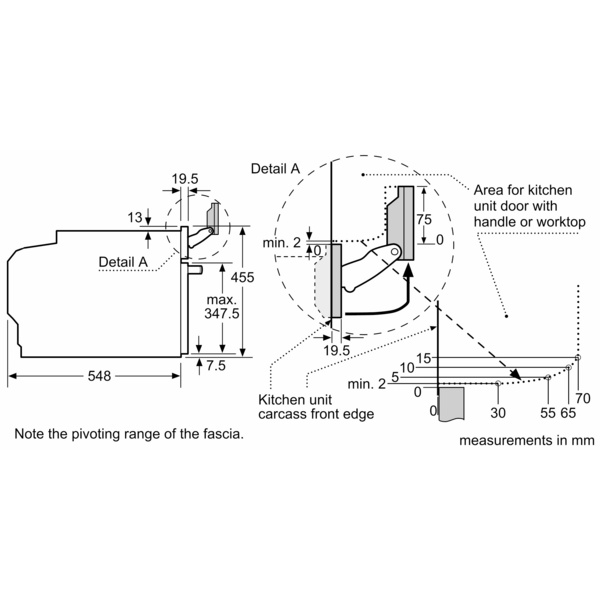 Serie|8 Компактный встроенный духовой шкаф с пароваркой 60 х 45 см черный - изображение 10