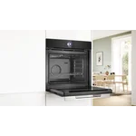Serie|8 Духовой шкаф 8 с пиролитической очисткой и термощупом черный - миниатюра 5