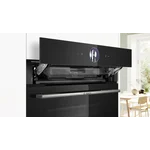 Serie|8 Духовой шкаф с пароваркой черный - миниатюра 3