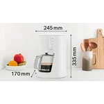 Капельная кофеварка белая - миниатюра 2