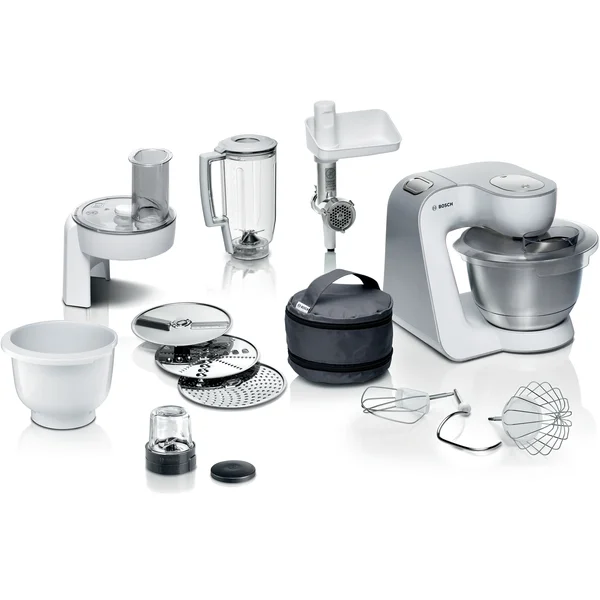 Кухонный комбайн 1000 ватт (+овощерезка, измельчитель для специй, блендер 1,25л, мясорубка)